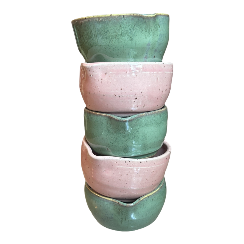 Handcrafted Heart-Shaped Matcha Bowl