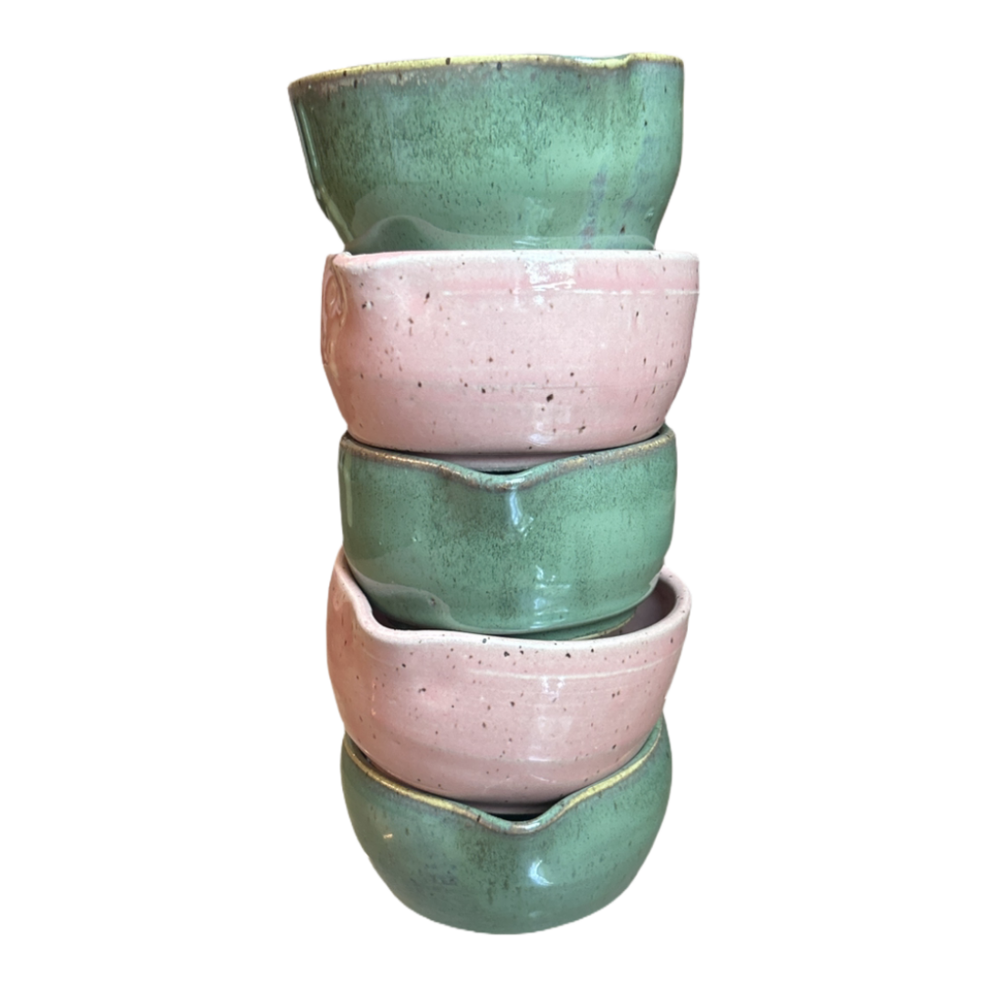 Handcrafted Heart-Shaped Matcha Bowl