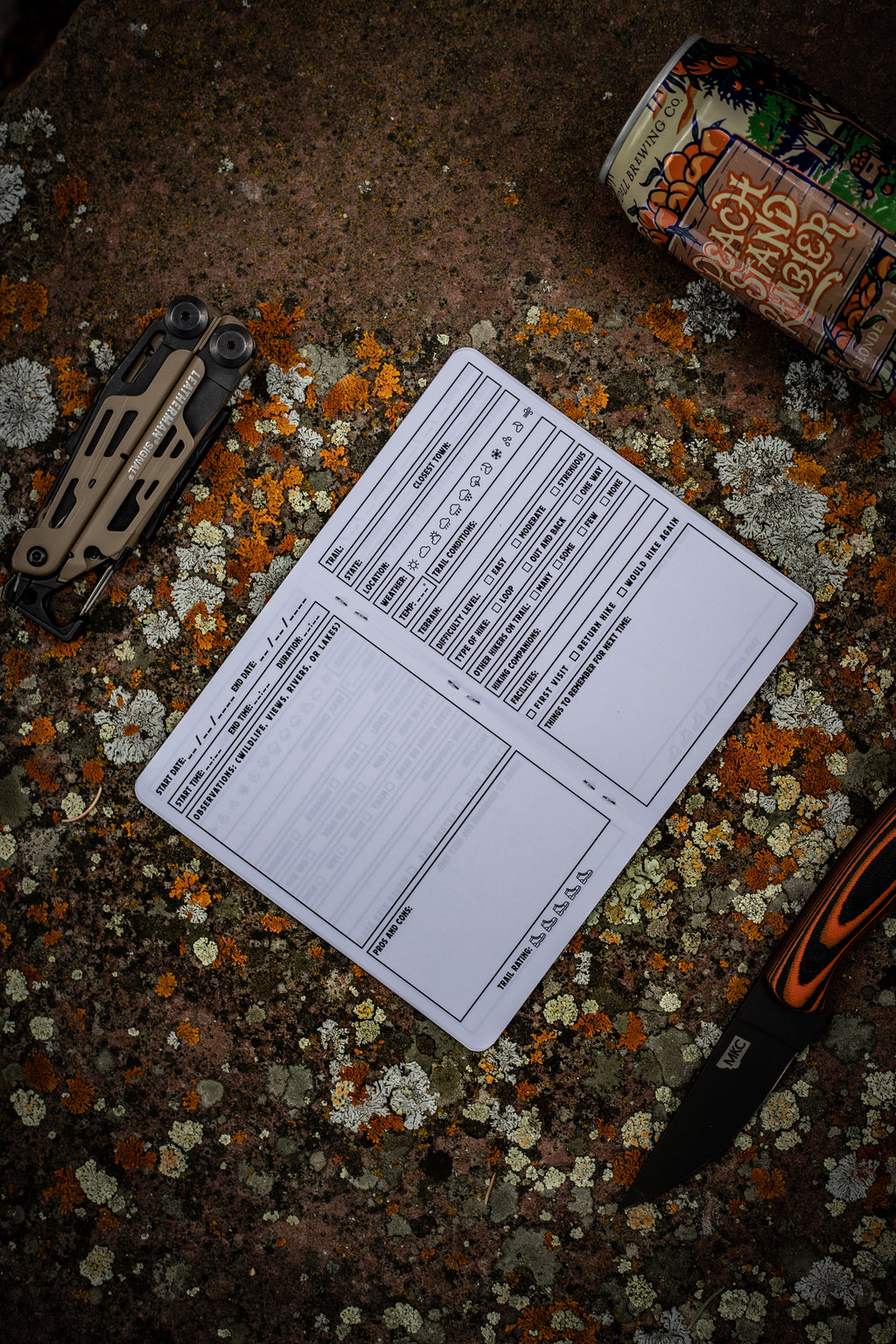 Hiker's Log Book