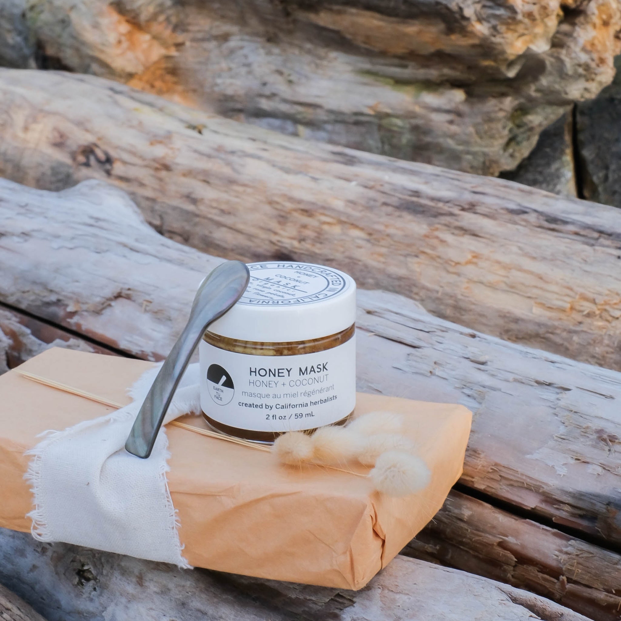 Honey Mask + Mother of Pearl Spoon