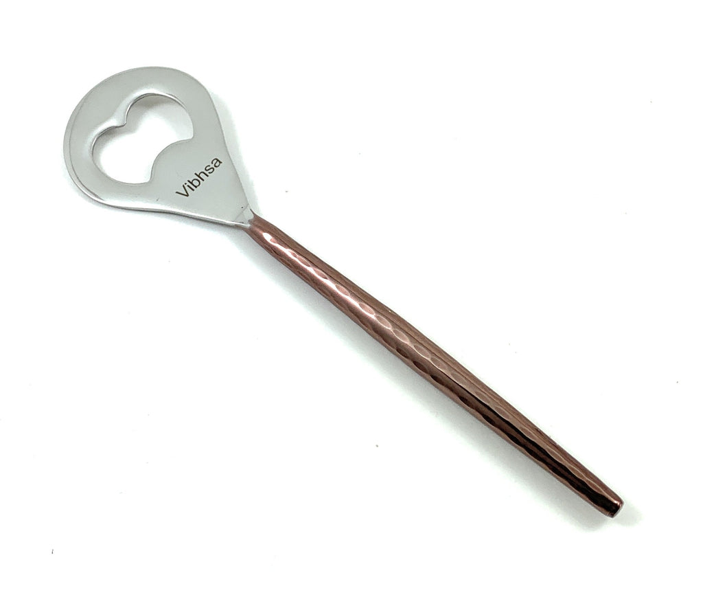 Vibhsa Bar Tools Accessories & Bartending Kit set of 4 for Home Bar (Copper Hammered)
