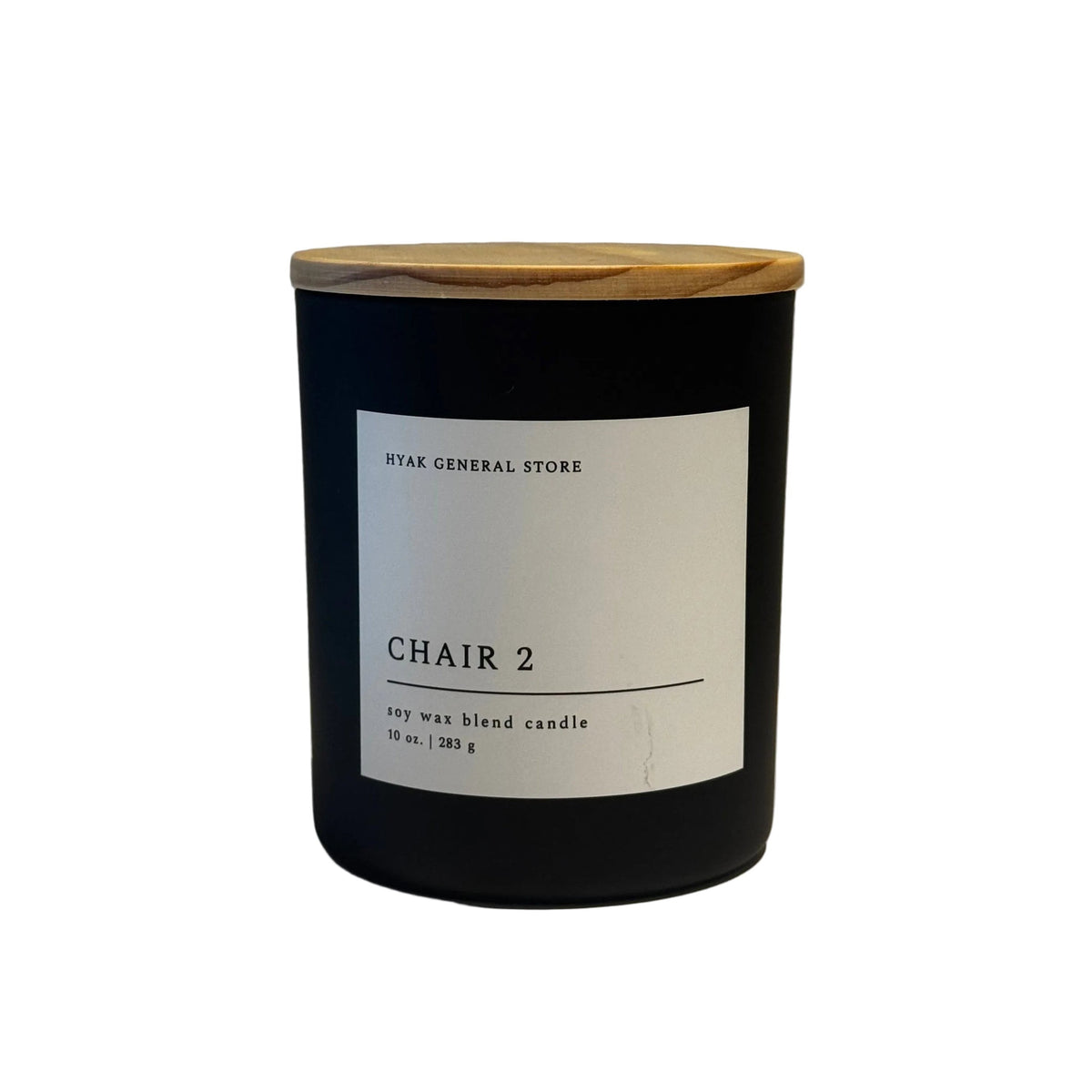 Tobacco + Mahogany Scented Soy Candle 10oz - CHAIR 2  by  the Hyak General Store