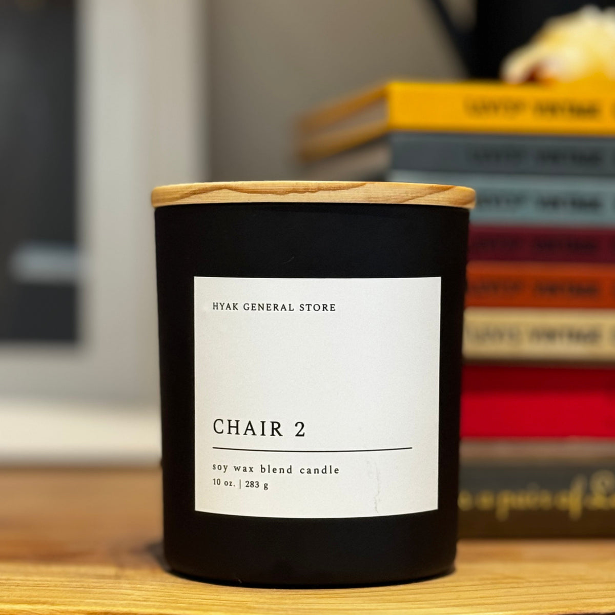 Tobacco + Mahogany Scented Soy Candle 10oz - CHAIR 2  by  the Hyak General Store