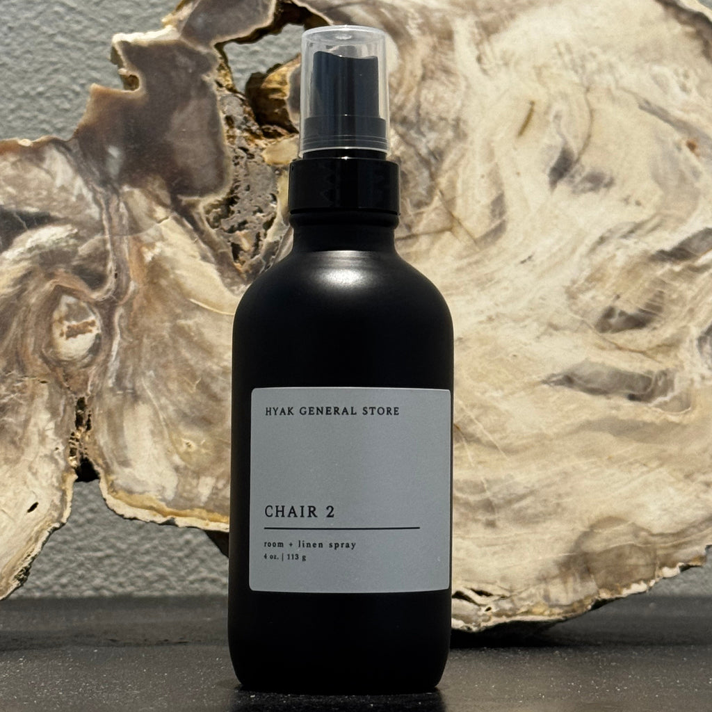 Tobacco + Mahogany Room Linen Spray, 4 oz. - CHAIR 2 from the Hyak General Store (Copy)
