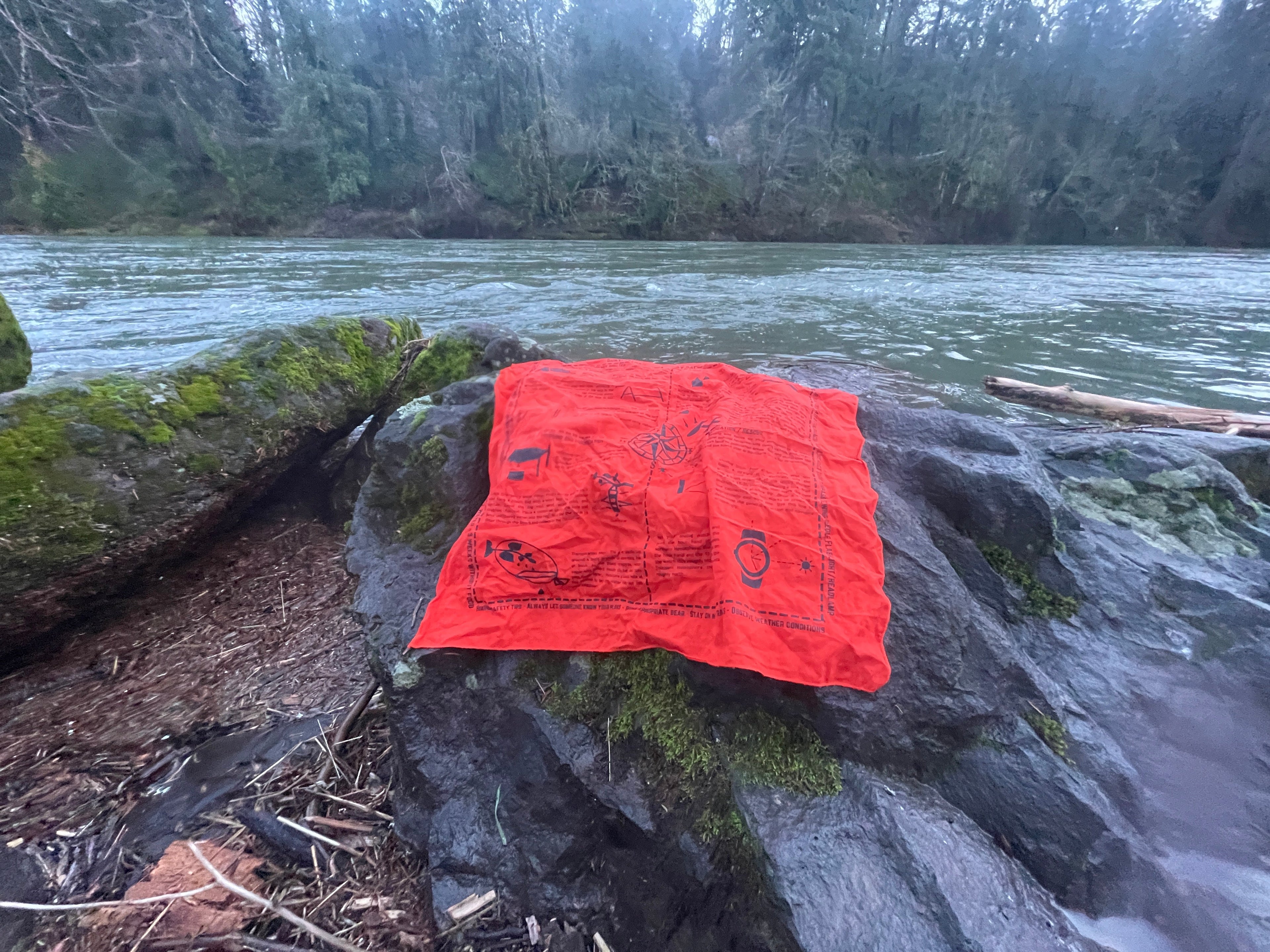 Survival Bandana with Printed Survival Instructions — Made in USA | SurvivalRags
