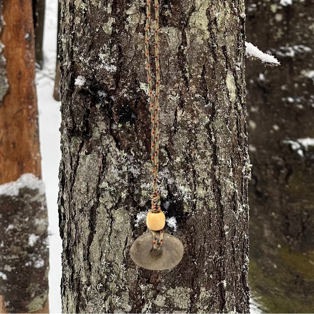 Handcrafted Stone Pendant Accessory - Nature vs Tech | Hyak General Store