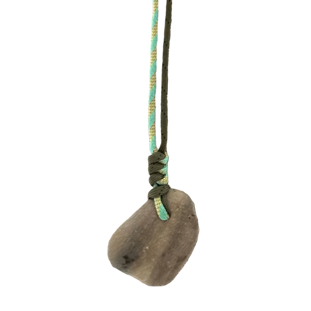 Handcrafted Stone Pendant Accessory - Nature vs Tech | Hyak General Store