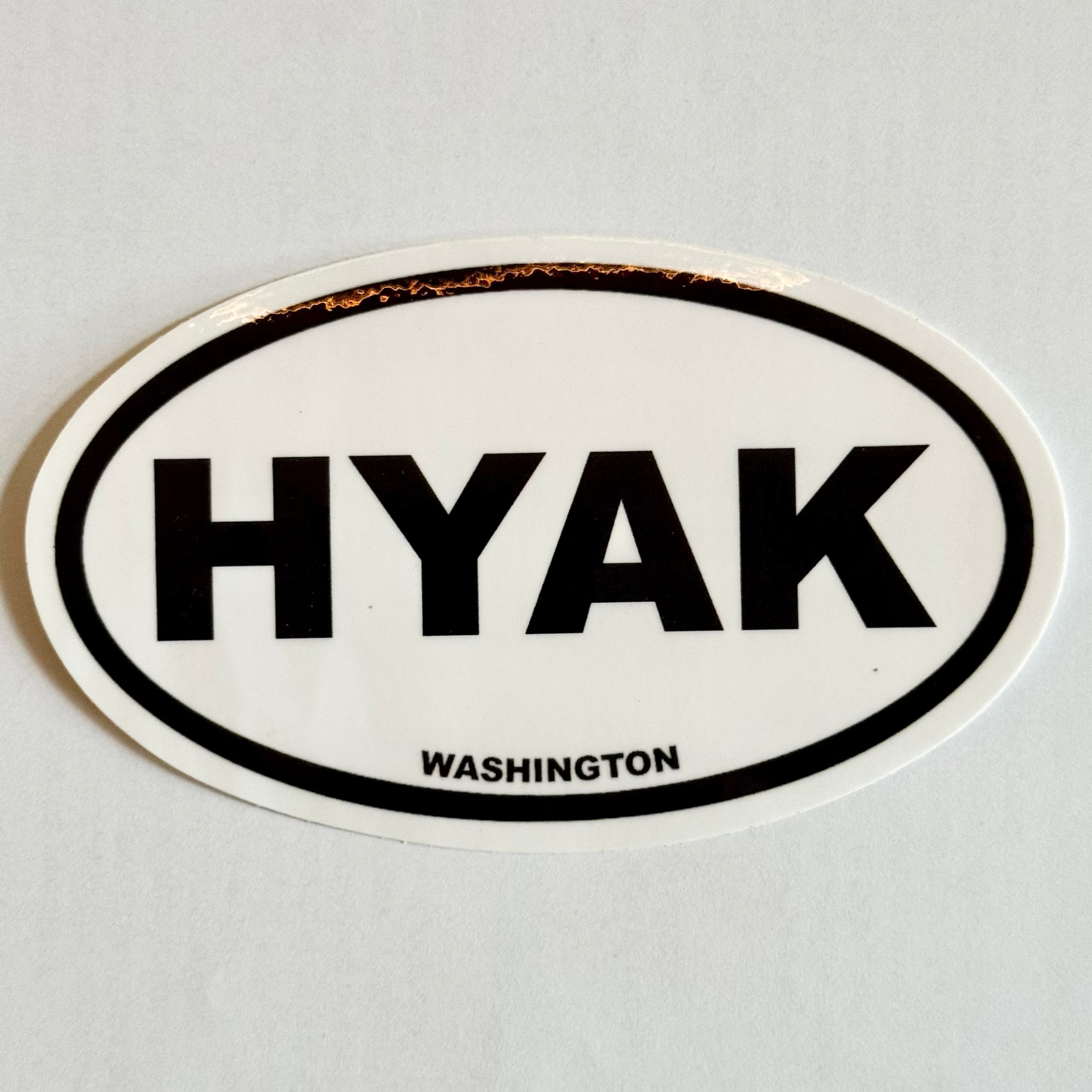 International Oval Hyak Sticker – HYAK GENERAL STORE