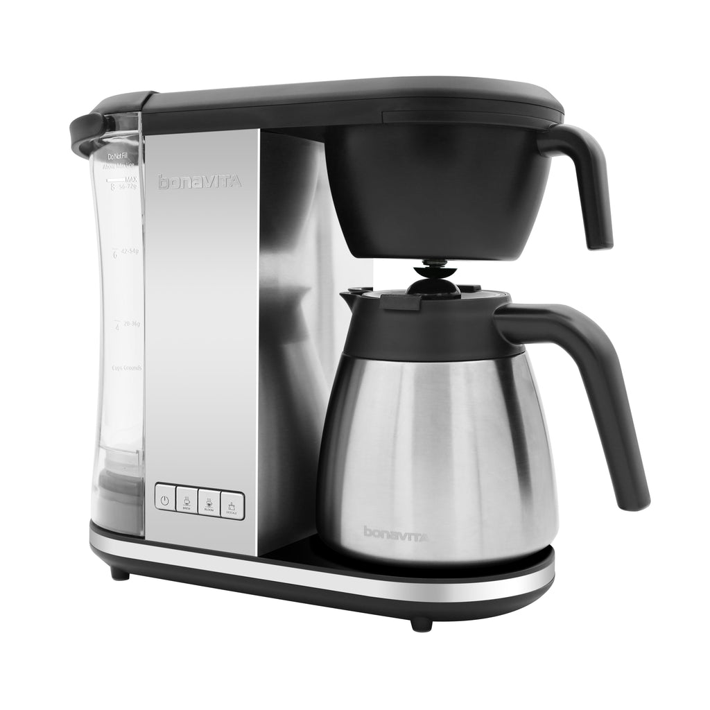 Enthusiast 8-Cup Drip Coffee Brewer with 1.3L Thermal or Glass Carafe