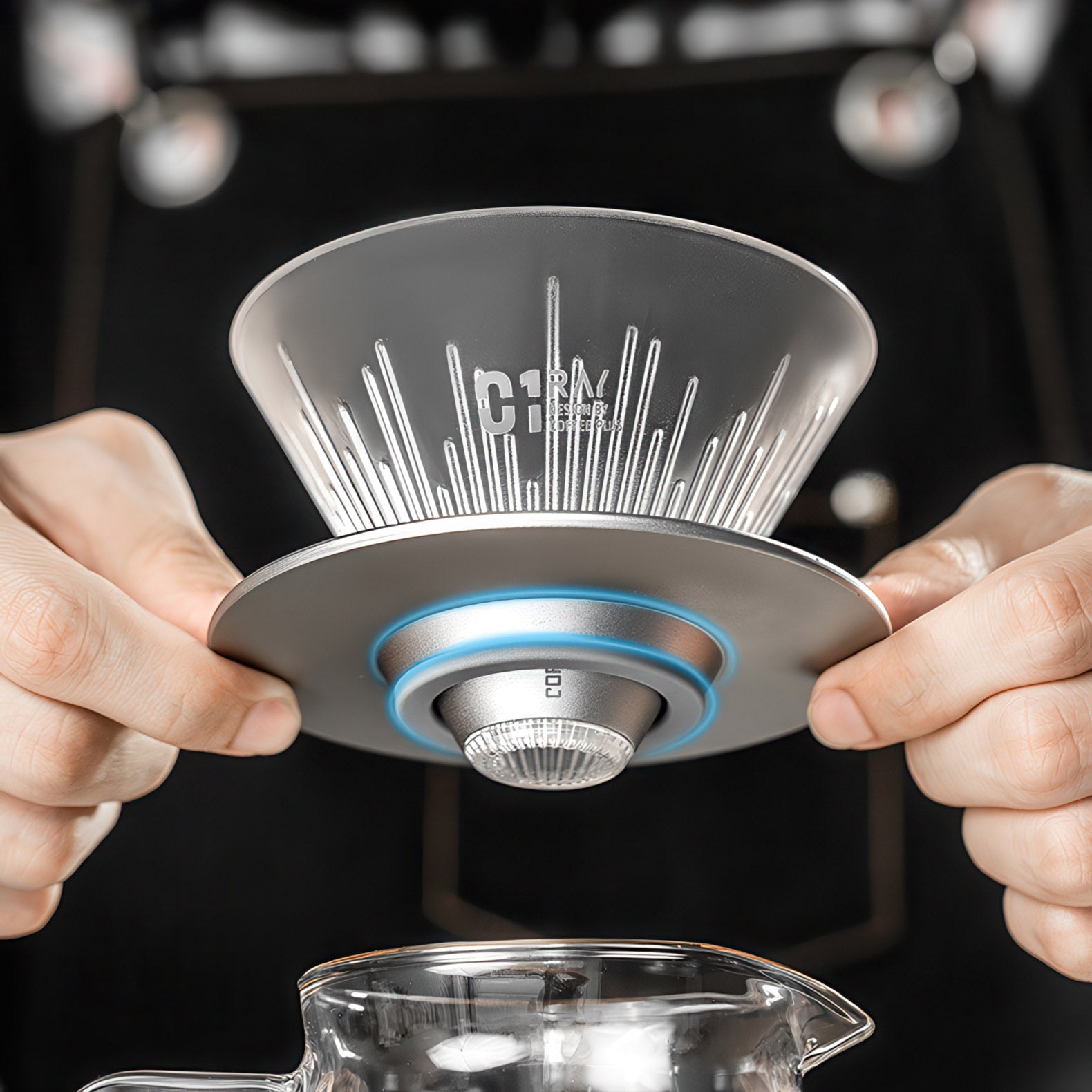 Ray Star Shadow V60 Style Pour Over Coffee Dripper