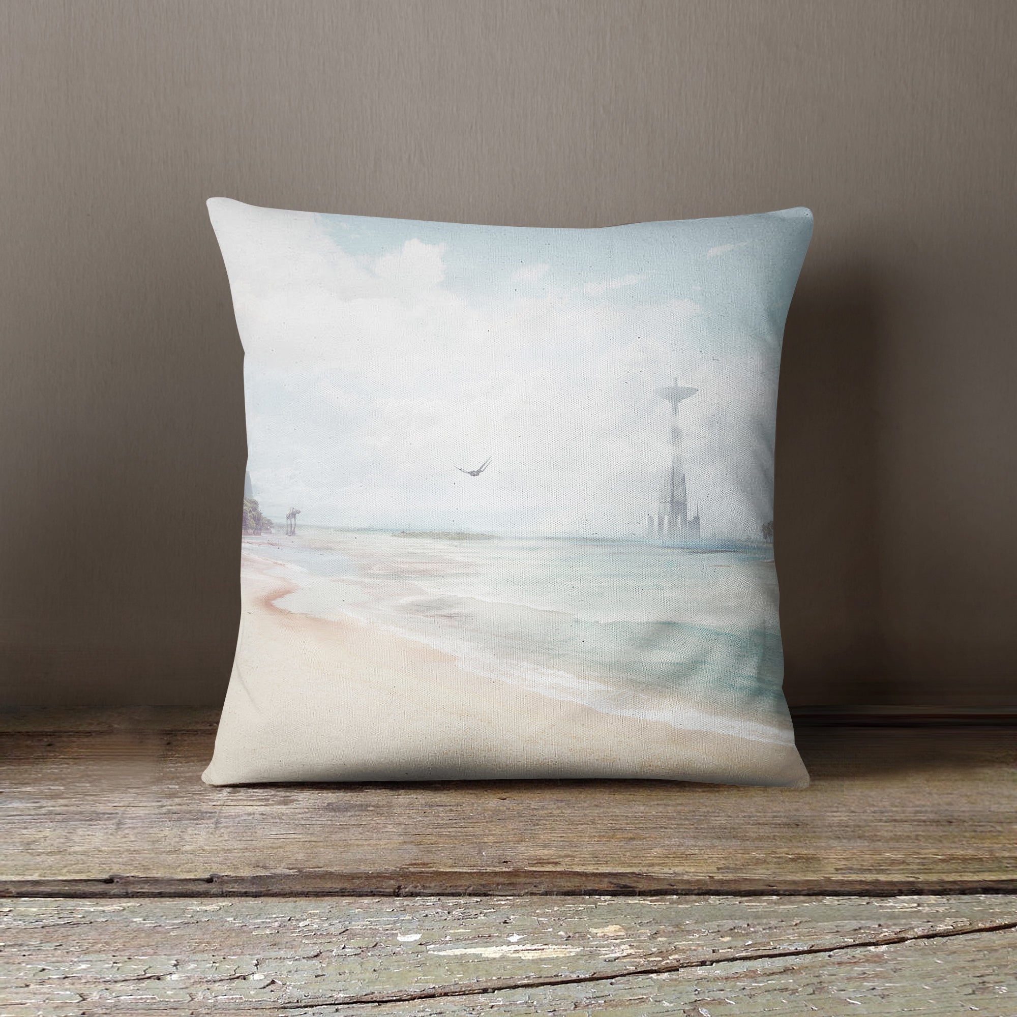 Scarif Beach Landscape Star Wars Pillow