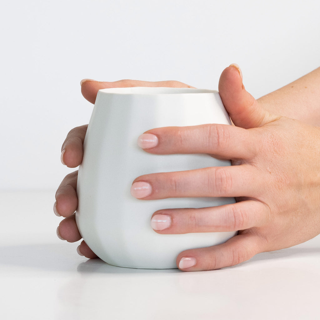 Ceramic Stemless Wine Glass