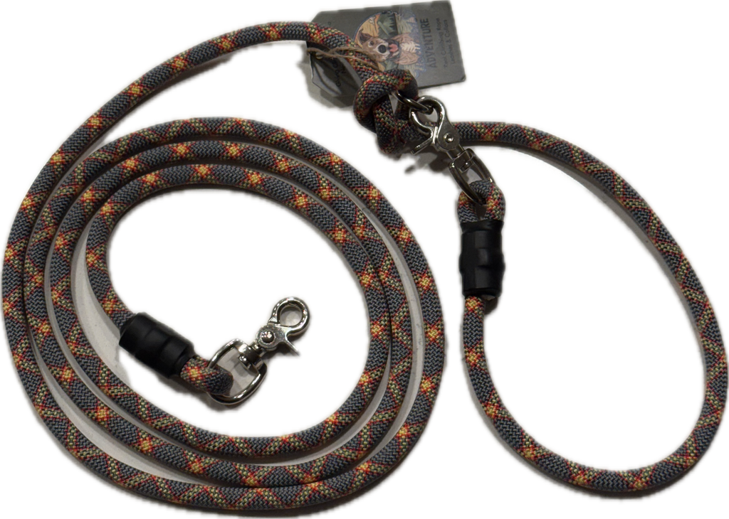 Reclaimed Climbing Rope Dog Leash - 8'