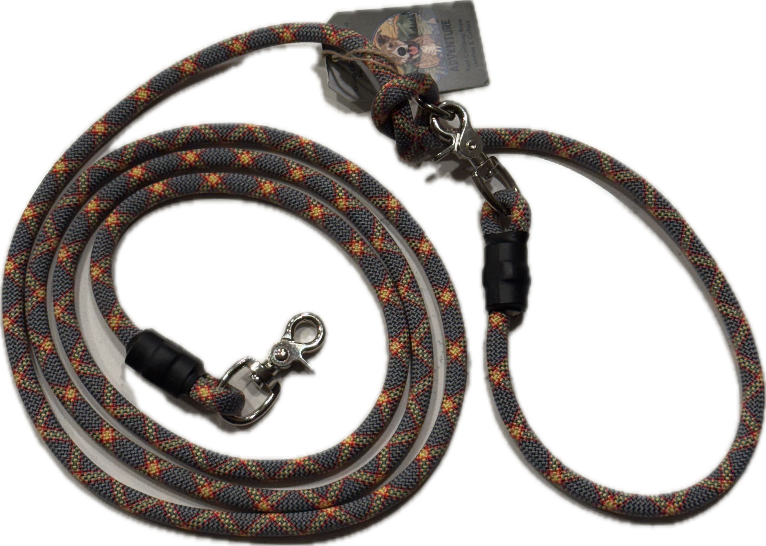 Reclaimed Climbing Rope Dog Leash - 8'