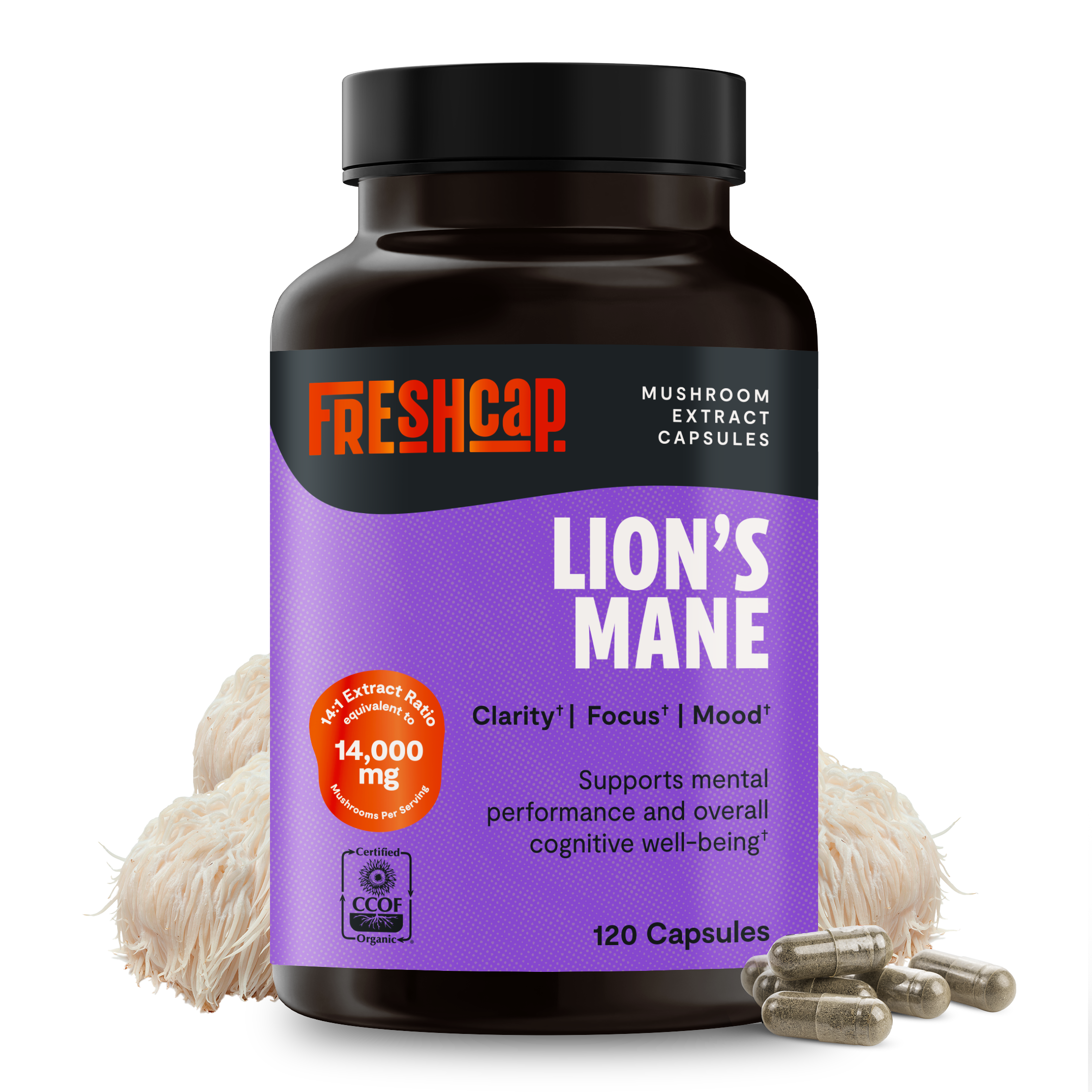 Lion's Mane Mushroom Extract Capsules